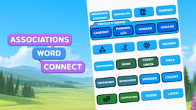 Associations - Word Connect - Language educational game
