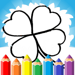 4 Leaf Clover Coloring Page game cover