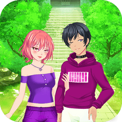 Anime Couple Dress Up - Creative educational game