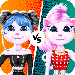 Cat Girl Fashion Challenge - Creative educational game