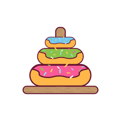 Donuts of Hanoi game cover