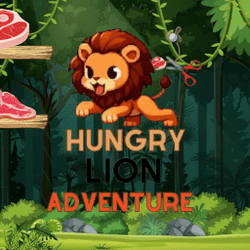 Hungry Lion Adventure - Adventure educational game
