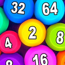 Physical Balls 2048 - Math educational game