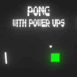 Pong with Power Ups - Arcade educational game