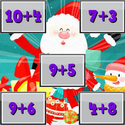 Santa Math Game - Math educational game