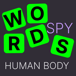Words Spy Human body - Word and Language educational game
