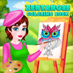 Zentangle Coloring Book - Art educational game
