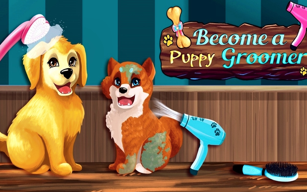 Become A Puppy Groomer - Science educational game