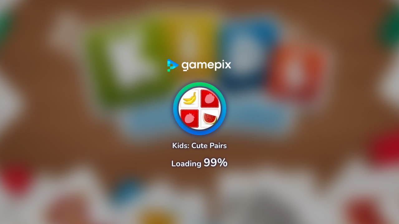 Kids Cute Pairs - Memory educational game