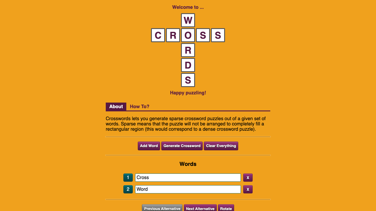 Crosswords for Teachers