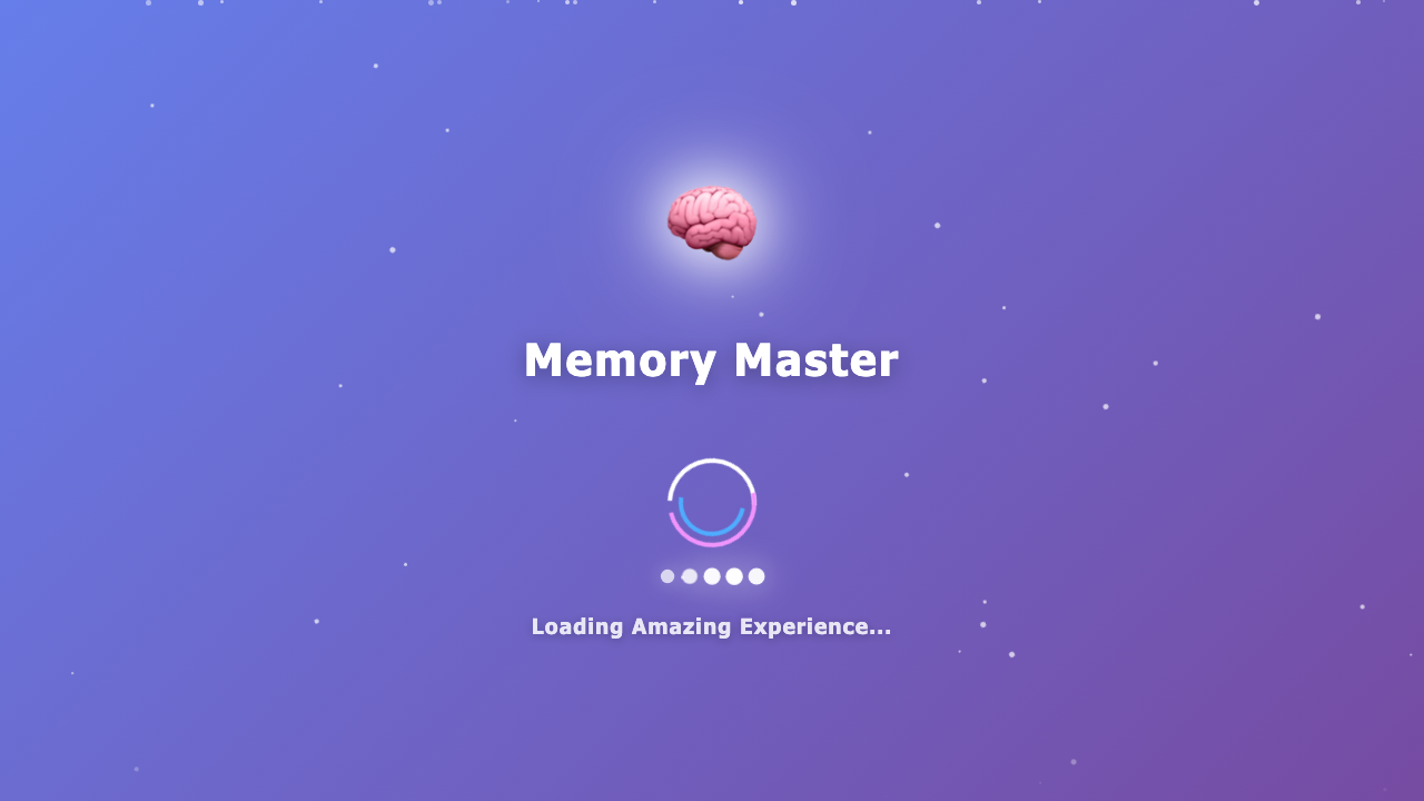 Memory Master - Multiplayer Game