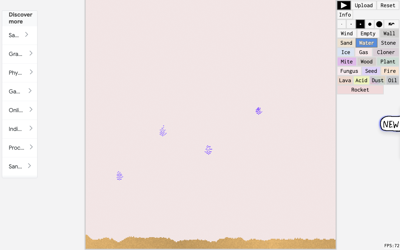 Sandspiel - Creative educational game